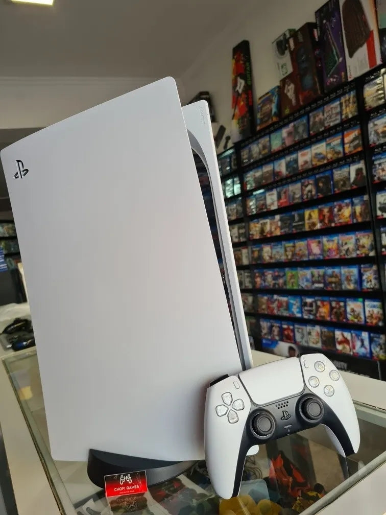 PlayStation Ps5 modelo con disco Blu-ray. Incluye mando , caja y cables. Impecable!!!.